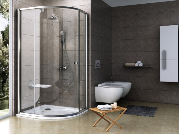 Ravak PSKK3 80x80, lesk+transparent