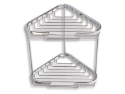 Novaservis Polička dvojitá rohová Metalia Drátěný program, chrom, , 6071,0