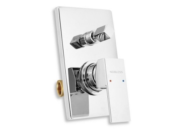 Novaservis Sprchová/vanová baterie Nobless Edge, chrom, podomítková, s příslušenstvím,  36050R,0