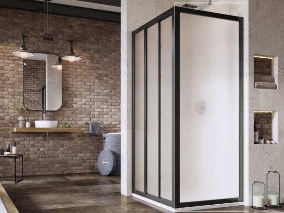 Ravak APSS 90 198, biela+transparent