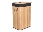 G21 Koš na prádlo  72 l, bambusový s hnědým košem