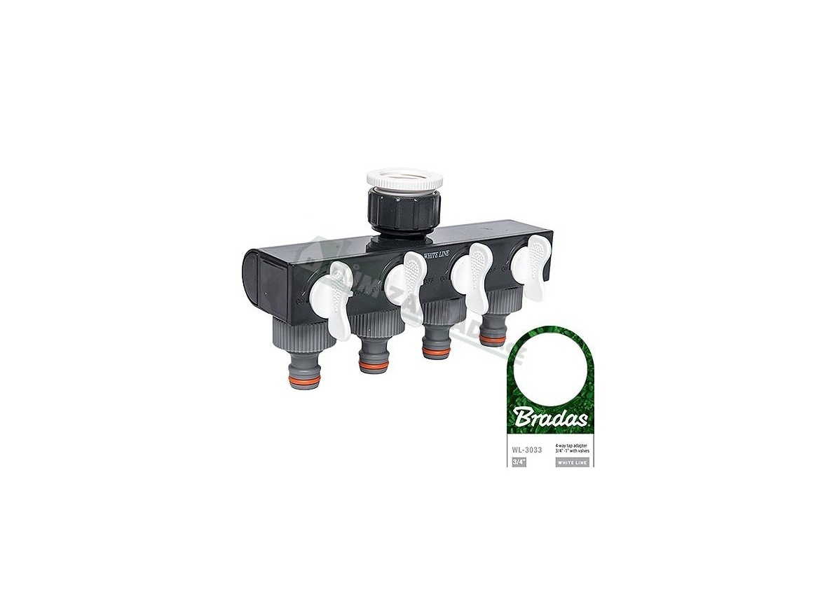 Bradas Čtyřcestný rozdělovač Bradas White Line blistr
