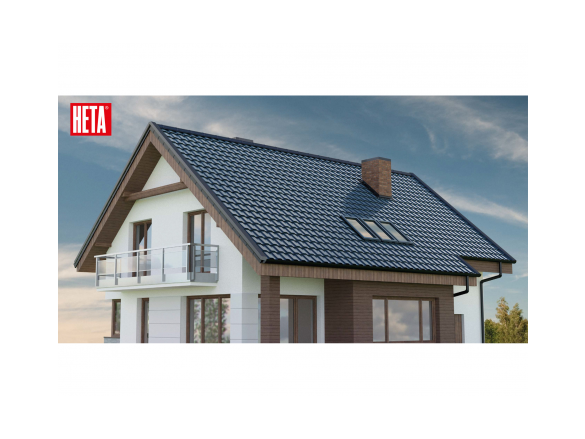BP2 Plechová střešní krytina HETA