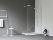 Ravak Walk-In Wall Set 130, bílá matná+transparent