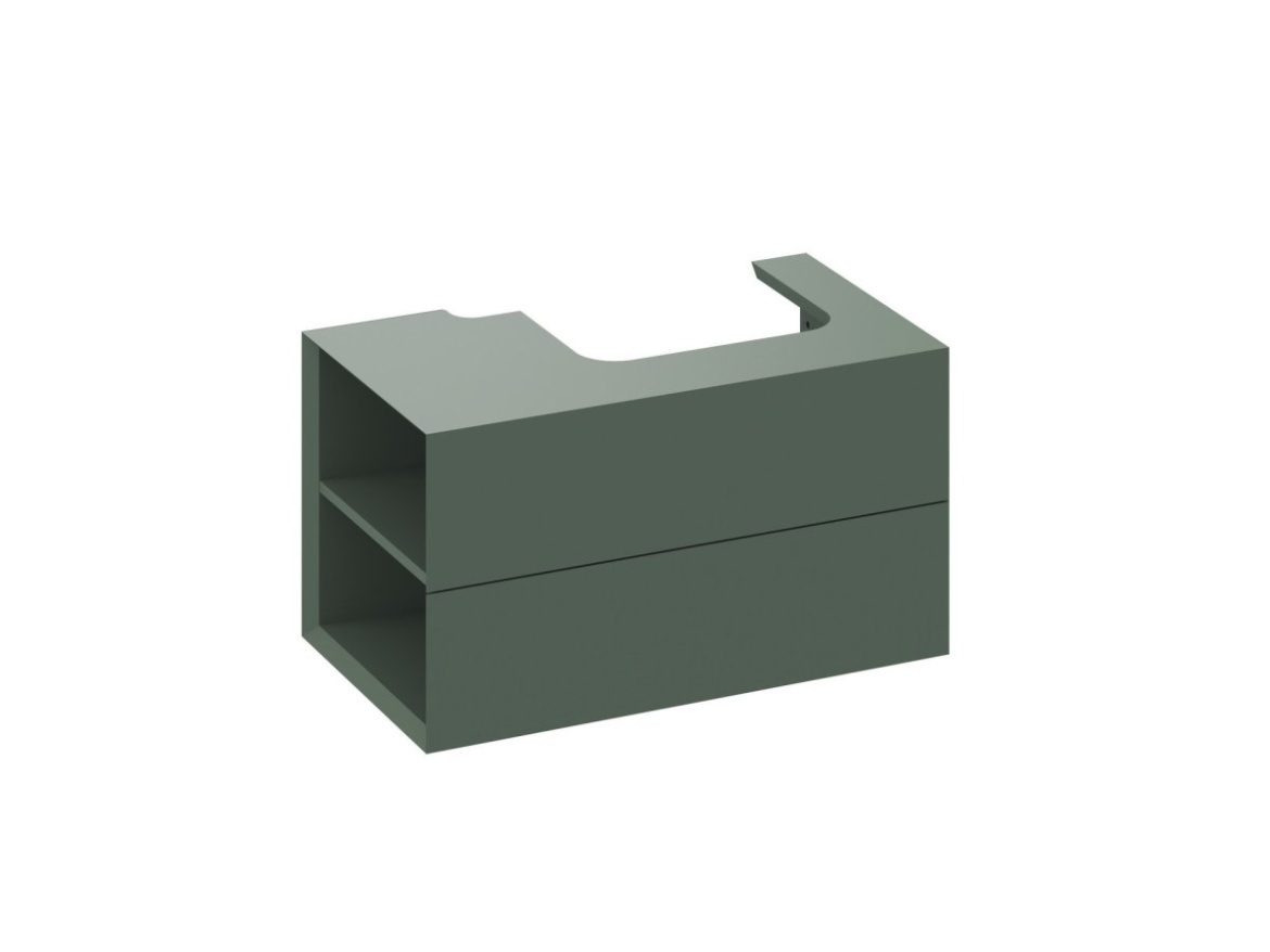 Ravak SD Lite 80 L skrinka pod umývadlo Smoke Grey