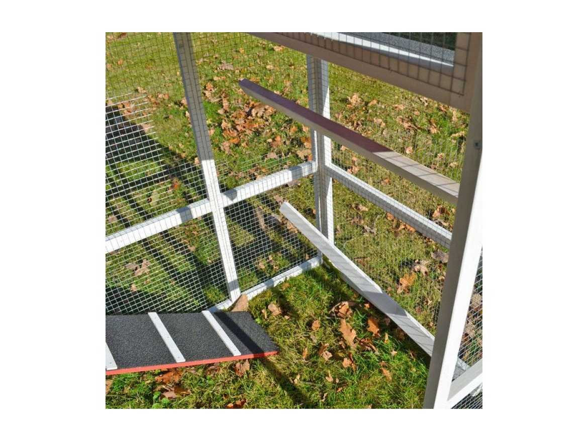 Kurník Scobax Dřevěný kurník ŘÍM, 2000x810x1160mm