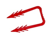 Lansanit Fixační příchytka 45 mm červená,