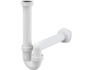 Alcadrain –  Alcadrain Dřezový sifon A80 bez výpusti G 6/4", odpad 40 mm,  A80-DN40