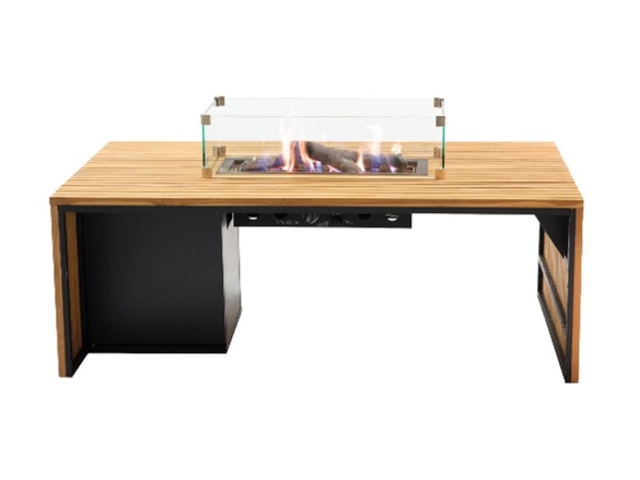 Stůl s plynovým ohništěm COSI Cosibridge 140 Wood