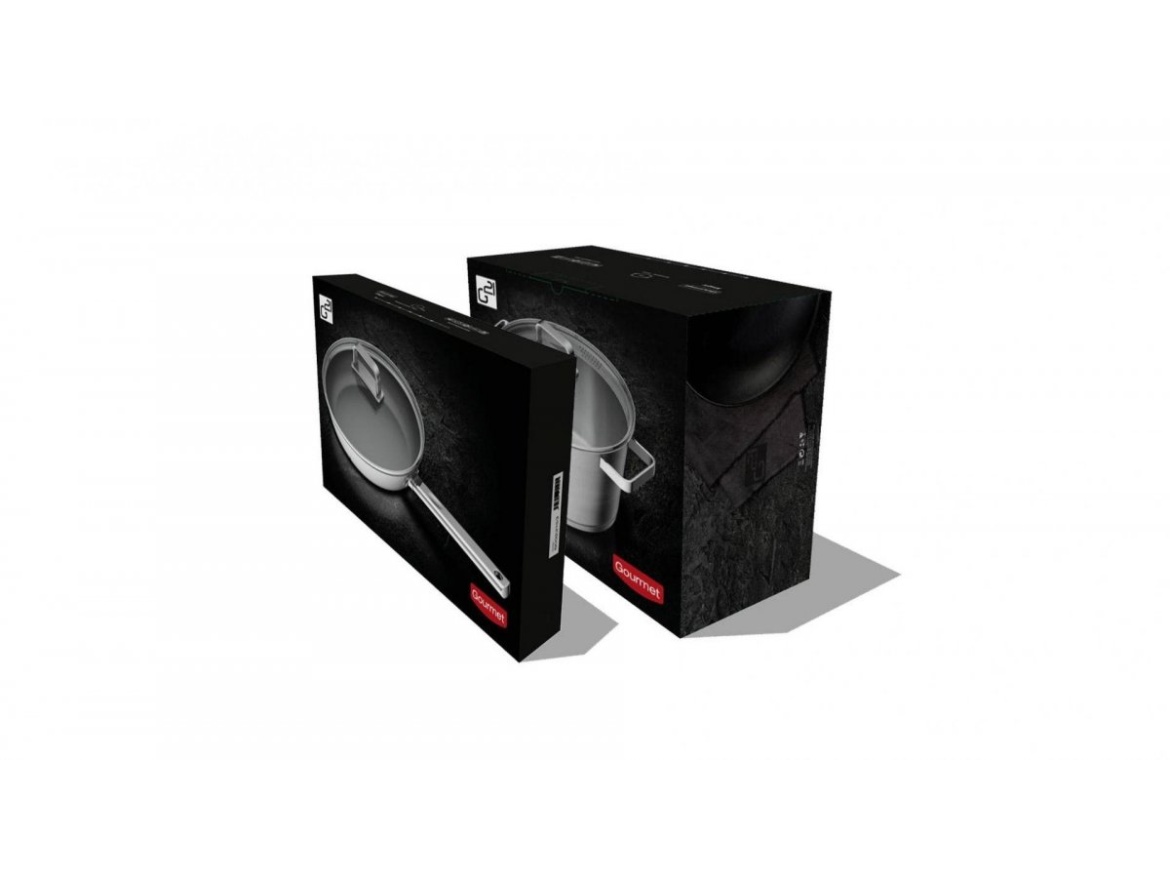 G21 Sada nádobí  Gourmet Magic s cedníkem, 4 díly, nerez