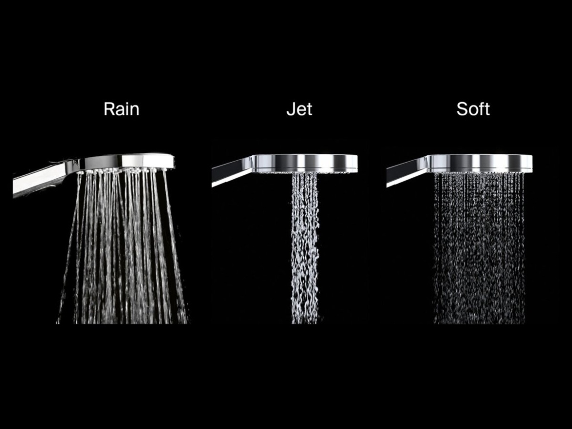 Ravak 902.00CR Sprchový set - ruční sprcha, tyč 63,5 cm, hadice, chrom