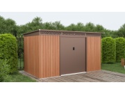 G21 Zahradní domek  GRAH 700 - 340 x 206 cm, hnědý