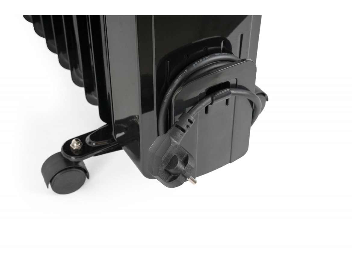 G21 Olejový radiátor  Merapi černý, 11 žeber, 2500 W