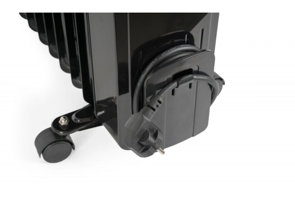 G21 Olejový radiátor  Merapi černý, 11 žeber, 2500 W