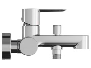 Ravak PU 022.01CR Vanová nástěnná baterie s přepínačem, bez sprchového setu, chrom