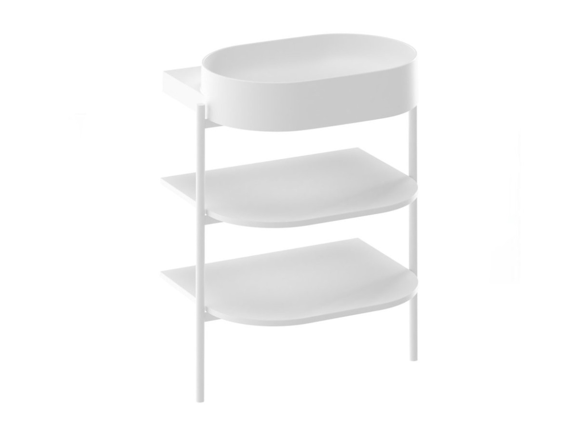 Ravak Umyvadlo Yard 60, bez otvoru pro baterii, bez přepadu, Deepsea Blue