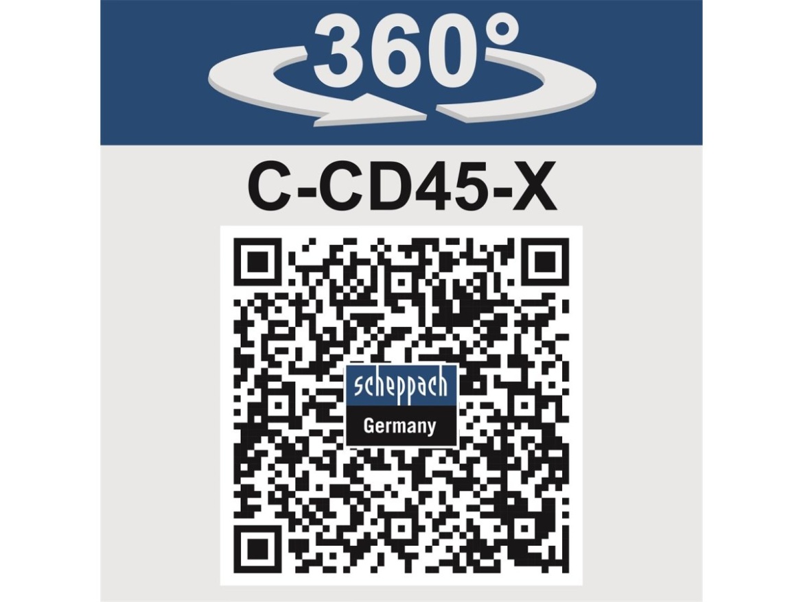 20 V IXES aku príklepový vŕtací skrutkovač (bez batérie a nabíjačky) Scheppach C-CD45-X