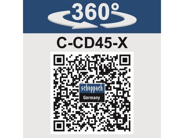 Aku 20 V IXES příklepový vrtací šroubovák (bez baterie a nabíječky) Scheppach C-CD45-X