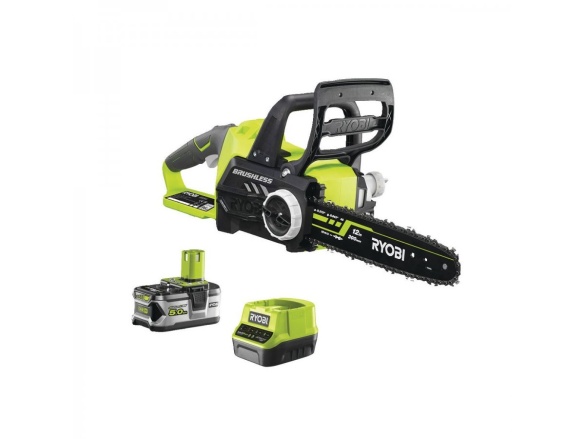 18 V-os akkus láncfűrész + 5 Ah-s akkumulátor + ONE+ töltő Ryobi RYOBI RCS18X3050F