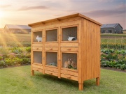 Amikor a tenyésztők megtervezik a nyúlketrecet