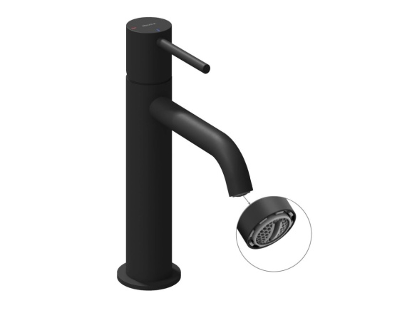 Ravak ES 012.21GB Umyvadlová stojánková baterie BeCool 190 mm bez výpusti, grafit kartáčovaný