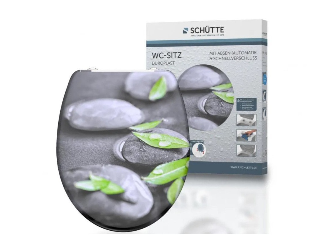 WC sedátka, záchodová prkna Schütte STONE | Duroplast, Soft Close