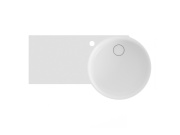 Ravak Umyvadlo ARC 83/43 L, s otvorem pro baterii, bez přepadu