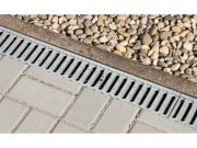 Covernit Plastový odtokový žlab A15 s pozinkovanou mříží (set 3 ks)