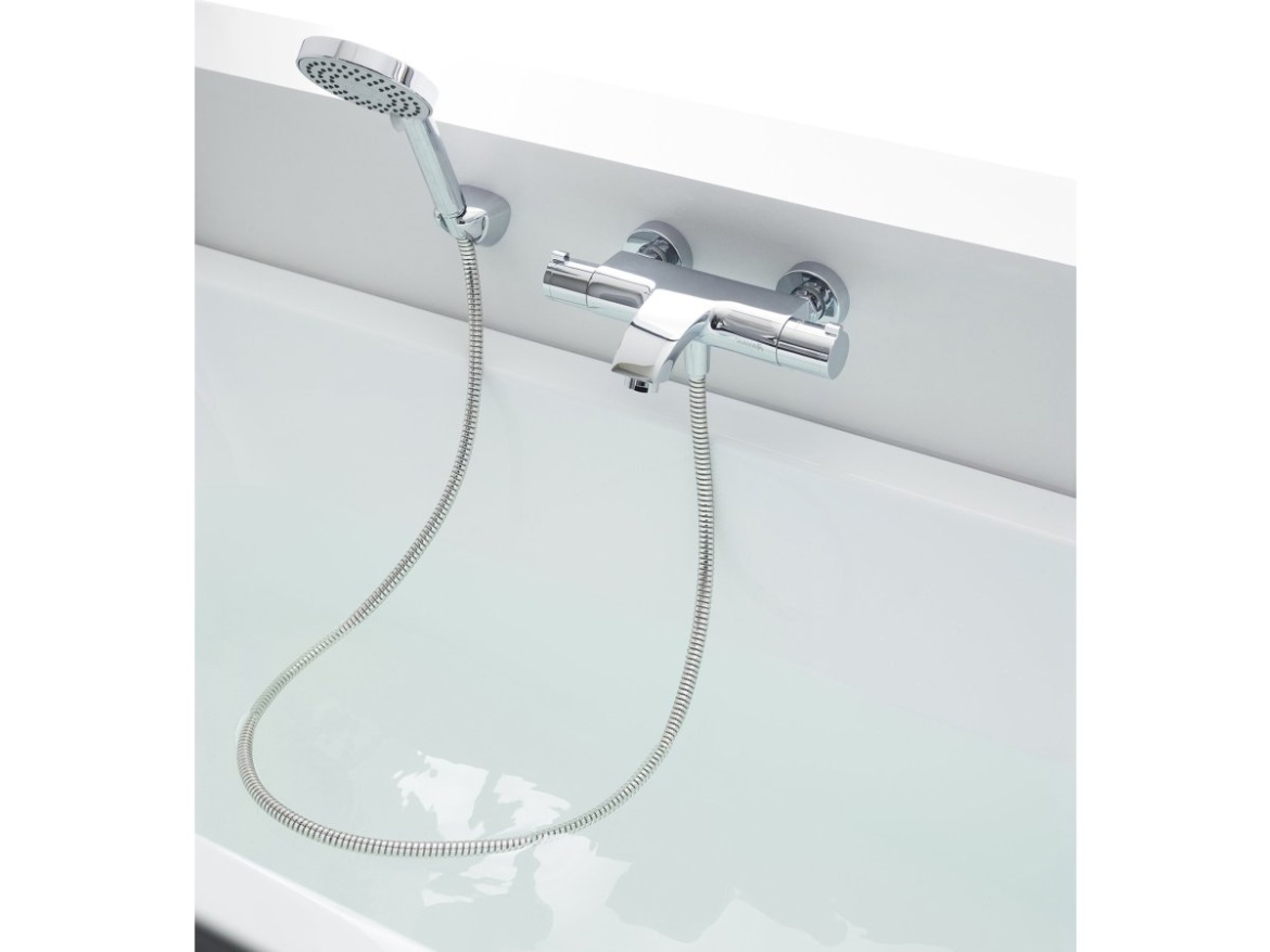 Ravak TE 082.00CR Termostatická vanová nástěnná baterie bez sprchového setu, chrom