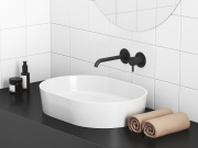 Ravak ES 019.10WV.O1.RB07B Umyvadlová podomítková baterie bez tělesa, White Velvet