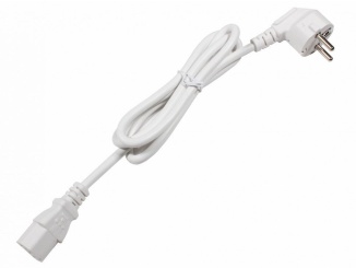 Napájecí kabely –  Jet Dryer Napájecí kabel - EU vidlice / konektor IEC C13 - bílý