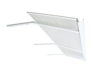 Vchodové stříšky Scobax –  Savespot Tara 200 x 57 cm biela/číra