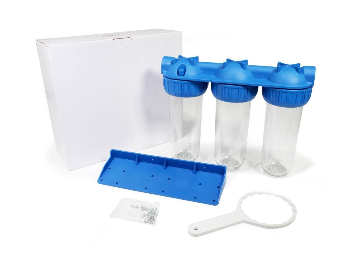 Filtrace pitné vody Donner set 3 stupňové filtrace TRIO (aktivní uhlík granutát)