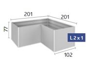 Biohort Vyvýšený záhon Hochbeet L