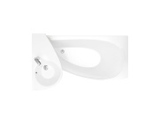 Ravak Umývadlo Avocado 85 L, s otvorom pre batériu, s prepadom