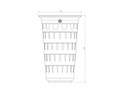 Koš kalový Heckl vysoký A4 PE