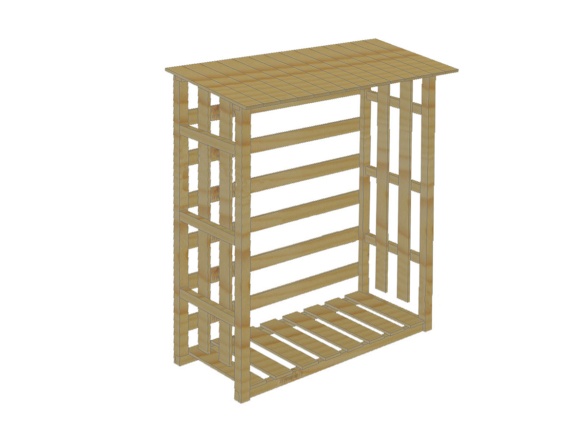 Prístrešok na drevo Česká Manufaktura Kelt