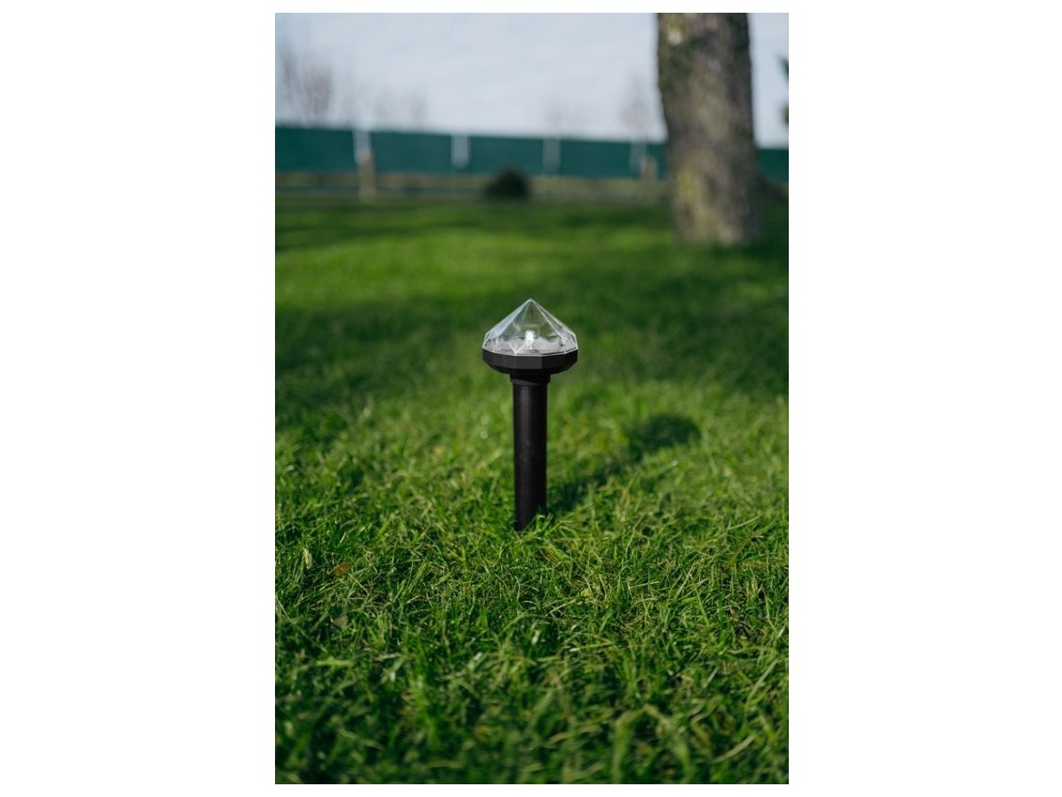 Bradas Solární odpuzovač / plašička krtků a hlodavců - LED lampa / ABS diamant
