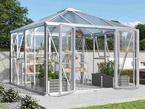 Klasický skleník z polykarbonátu Vitavia Fortuna