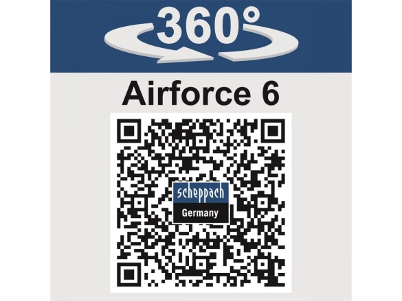 Hybridní kompresor (20 V IXES aku, 12 V, 230 V) Scheppach Air Force 6