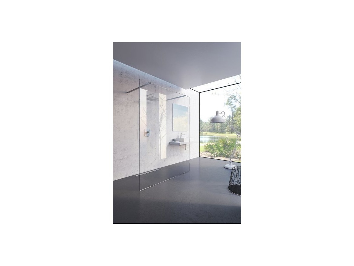 Ravak Walk-In Free Set 120, černá+transparent