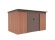 G21 Zahradní domek  GRAH 700 - 340 x 206 cm, hnědý