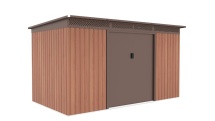 G21 Zahradní domek  GRAH 700 - 340 x 206 cm, hnědý