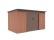 G21 Zahradní domek  GRAH 700 - 340 x 206 cm, hnědý