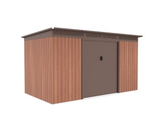 Kertek –  G21 Zahradní domek  GRAH 700 - 340 x 206 cm, hnědý