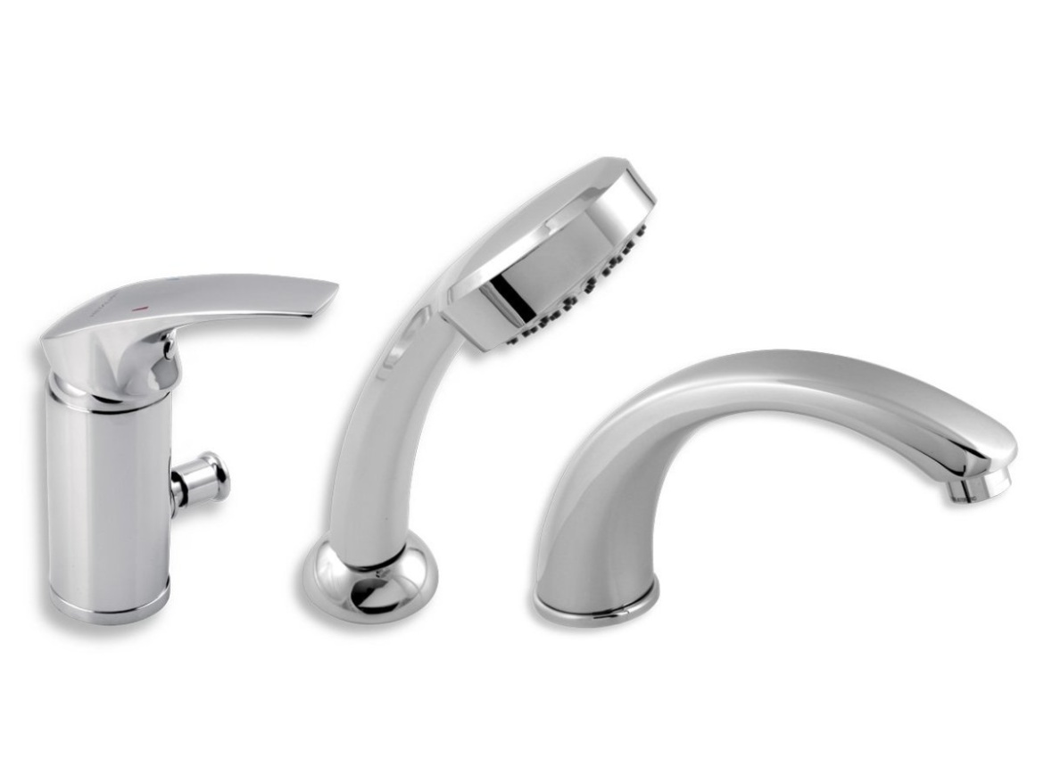 Novaservis Vanová baterie Metalia 57, chrom, stojánková víceotvorová, bez příslušenství,  57045,0