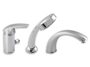 Novaservis Vanová baterie Metalia 57, chrom, stojánková víceotvorová, bez příslušenství,  57045,0