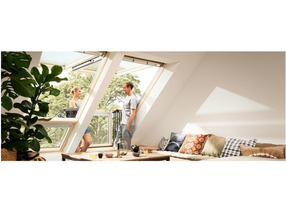 Balkonové střešní okno Cabrio Premium Velux GDL 3066