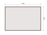 Domček Karibu Mühlentrup Plus