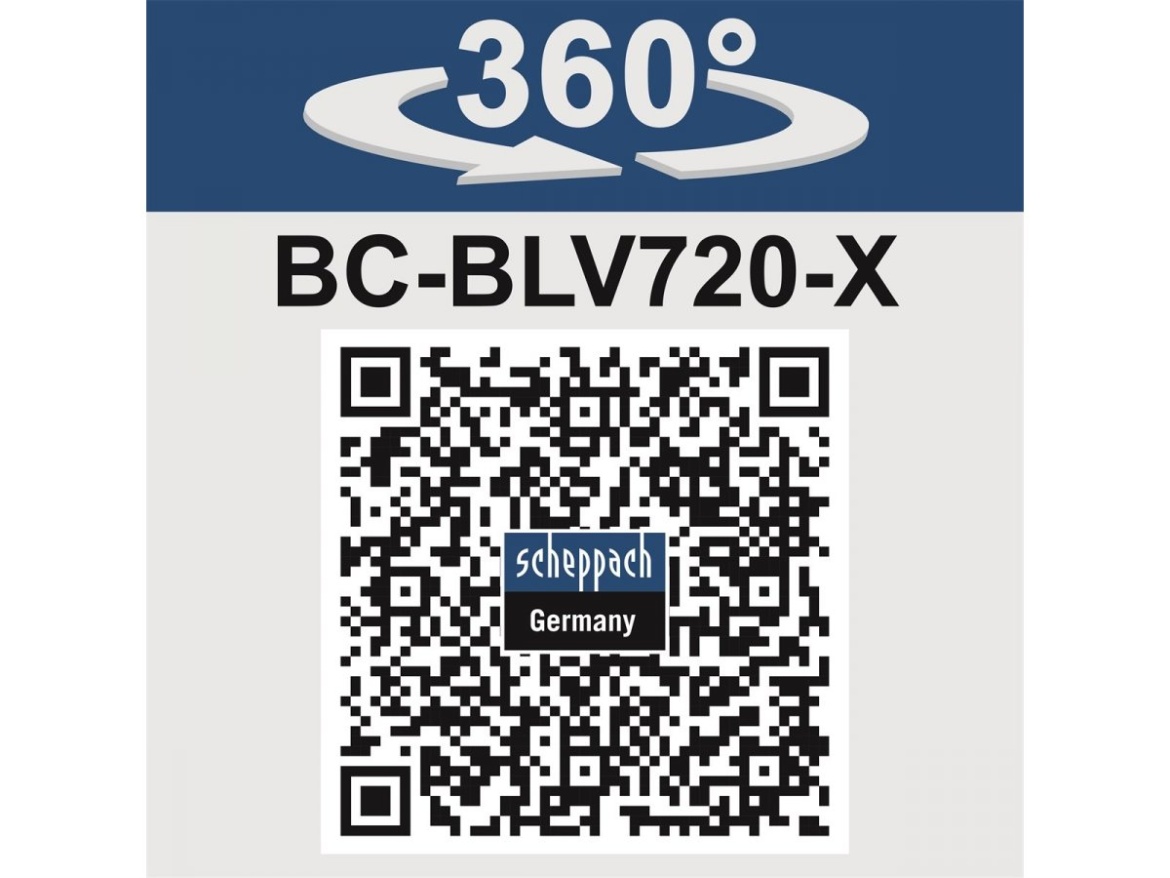 2x 20 V IXES akkus porszívó/fúvó 4 az 1-ben (akkumulátor és töltő nélkül) Scheppach BC-BLV720-X